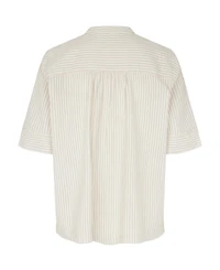 Masai Copenhagen Women's MaBeyora Mandarin Collar Textured Blouse