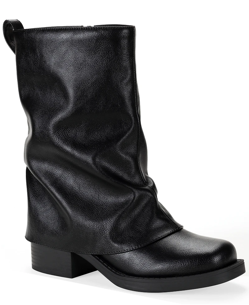 Wild Pair Women's Wilhelmiina Mid Shaft Block Heel Booties, Macy's Exclusive