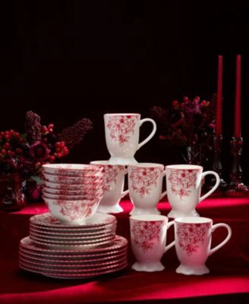 Certified International Crimson Noel Dinnerware Collection