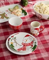 Certified International Snowman Delight 16-Piece Dinnerware Set, Service For 4