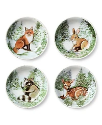 Certified International Winter Cabin Soup Bowls, Set of 4