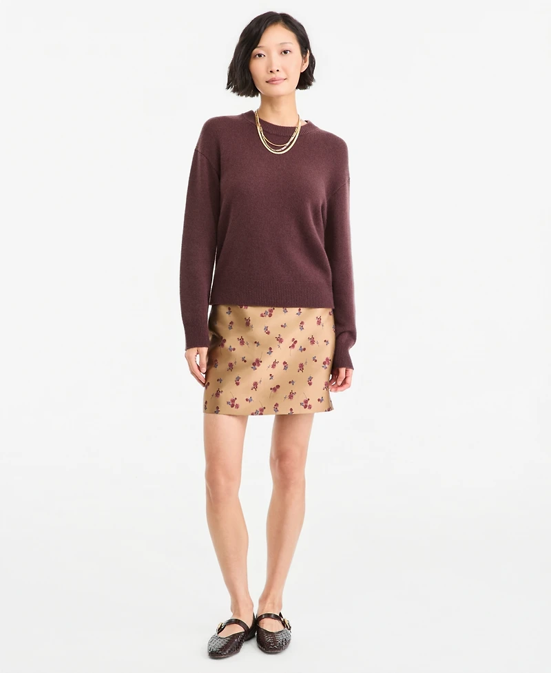 On 34th Women's Cashmere Crewneck Relaxed-Fit Sweater, Macy's Exclusive