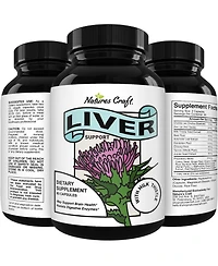 Liver Support Supplement, Support Gut Health, Nature's Craft, 60ct.