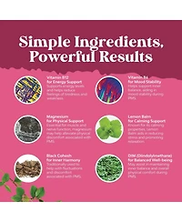 Nature's Craft Pms Support Supplement for Women - Hormone Balance with Dim, Chasteberry, Black Cohosh & Ashwagandha