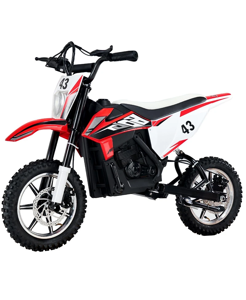 Hongge Kids Electric Ride On Motorcycle 36V Reaching 15.5 mph with Treaded Tires and Dual Brakes Ages 14+