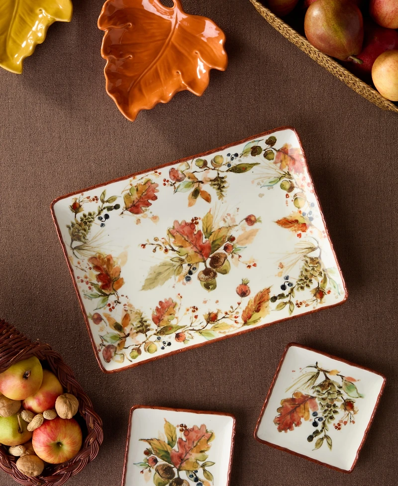 Certified International Autumn Meadows Rectangular Platter