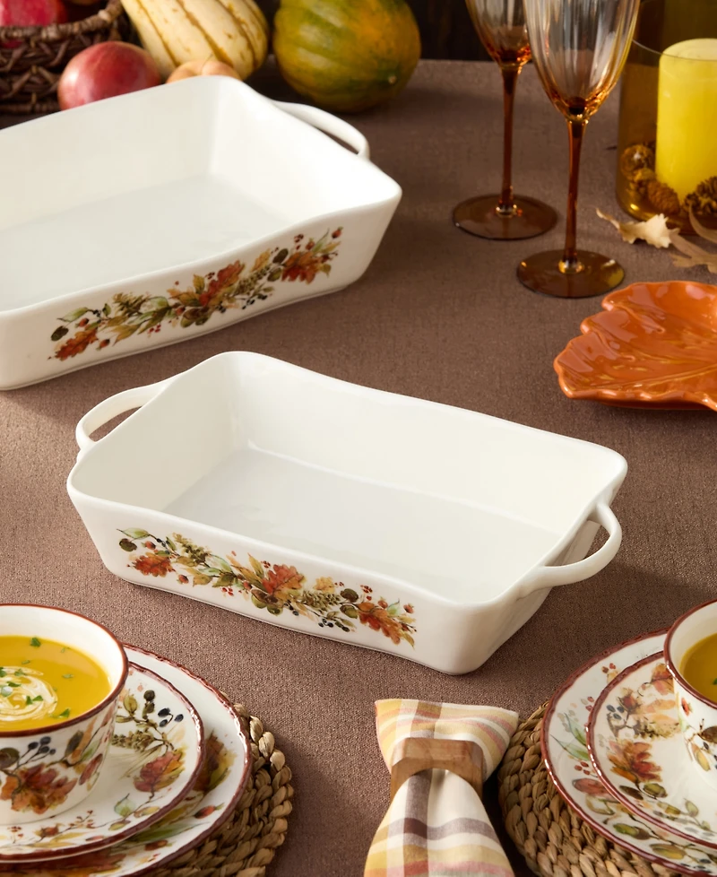 Certified International Autumn Meadows Medium Rectangular Baker
