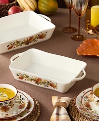 Certified International Autumn Meadows Medium Rectangular Baker