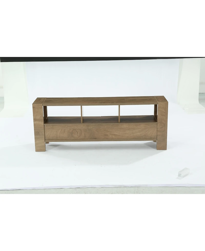 Tribesigns Tv Stand with Drawers and 3 Open Shelves,Television Stands Tv
