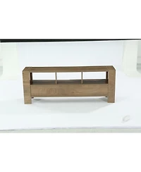 Tribesigns Tv Stand with Drawers and 3 Open Shelves,Television Stands Tv