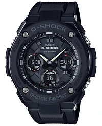 G-Shock Men's Analog-Digital Black Ip with Black Resin Strap G-Steel Watch 51x53mm GSTS100G-1B