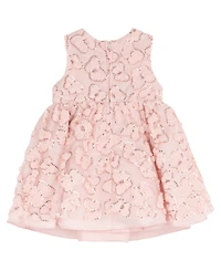 Rare Editions Baby Girls' Butterfly Soutache Bodice with Satin Bow Skirt and Panty