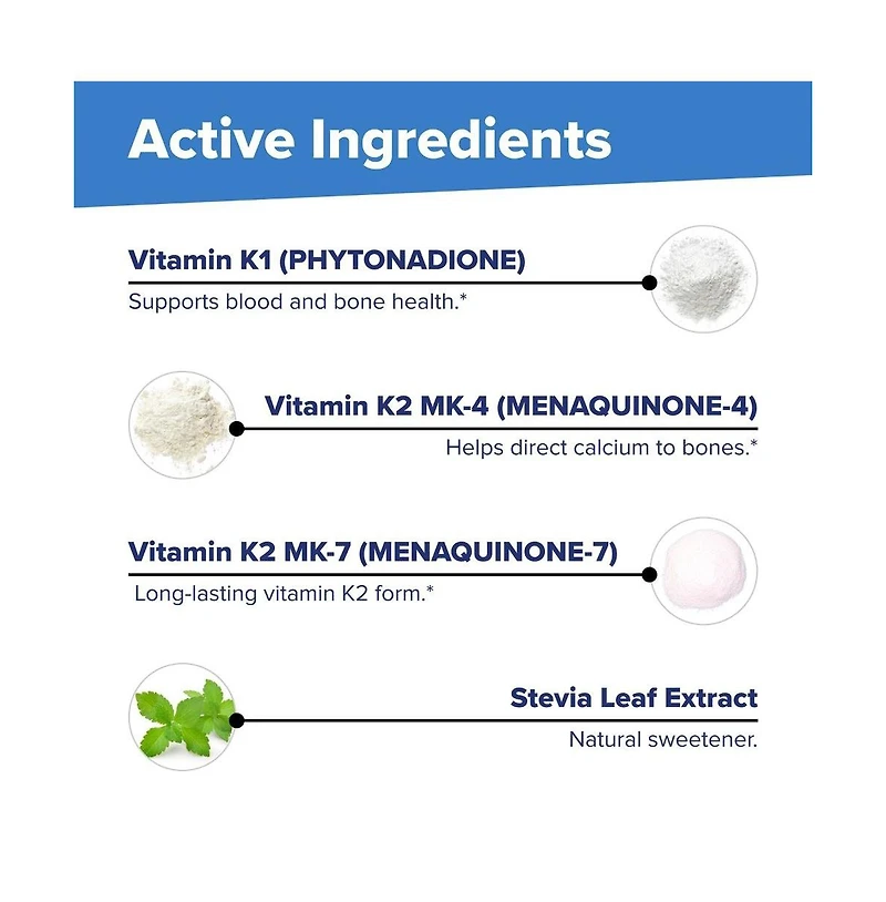 Superior Source Triple K: Mk-4 500mcg, Mk-7 50mcg, K1 500mcg, 30 Quick Dissolve Tabs, Bone/Heart/Immune Support, Non-gmo, 2-Pack