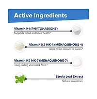 Superior Source Triple K: Mk-4 500mcg, Mk-7 50mcg, K1 500mcg, 30 Quick Dissolve Tabs, Bone/Heart/Immune Support, Non-gmo, 2-Pack