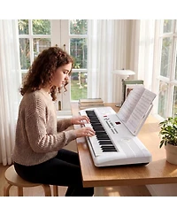 Hongge 61-Key Portable Digital Keyboard Piano, 5-Piece Set