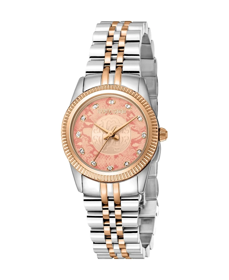 Roberto Cavalli Women's Mini Quartz Stainless Steel Bracelet Watch