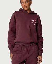 Edikted Women's Sasha Oversized Graphic Fleece Hoodie