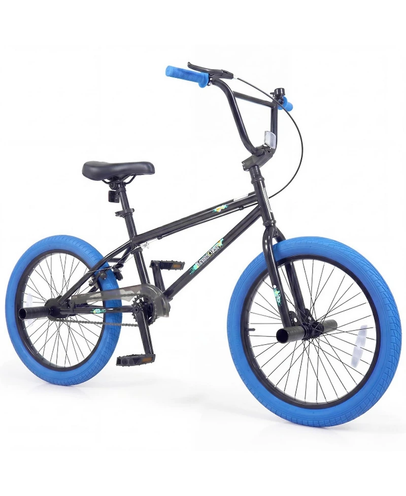 Sugift 20" Trick Bicycle with 360-Degree Steering, Carbon Steel Frame, 7" Adjustable Seat, Ages 8-12