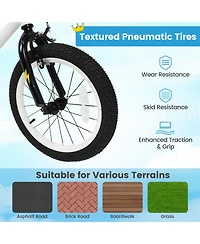 Sugift 16 in Kids' Bike with Training Wheels and Dual Brakes, Ages 4-7