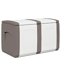 Slickblue Gallon Deck Box with Lockable Lid for Package and Patio Storage