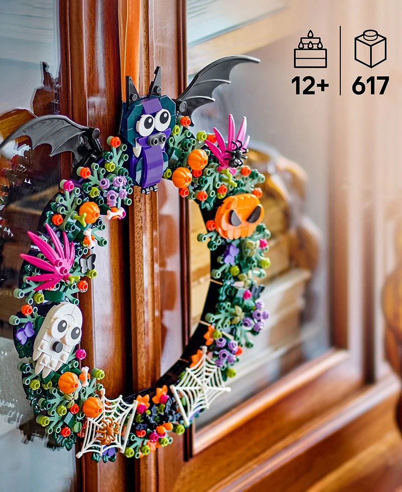 Lego Halloween Wreath 40825 617-Piece Building Set, Ages 12+