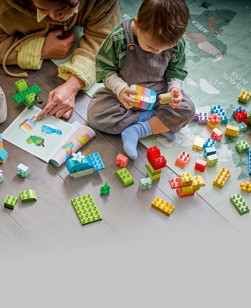 Lego Duplo Classic Colorful Creative Box 10479 80-Piece Building Set, Ages 1½+