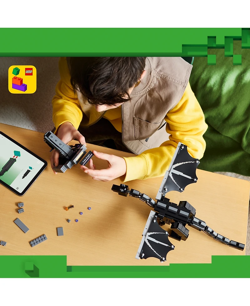 Lego Minecraft The Ender Dragon 21595 710-Piece Building Set, Ages 10+