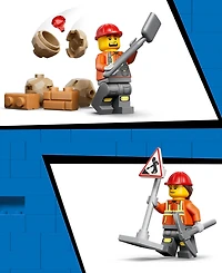 Lego City Backhoe Loader 60480 301-Piece Building Set, Ages 7+