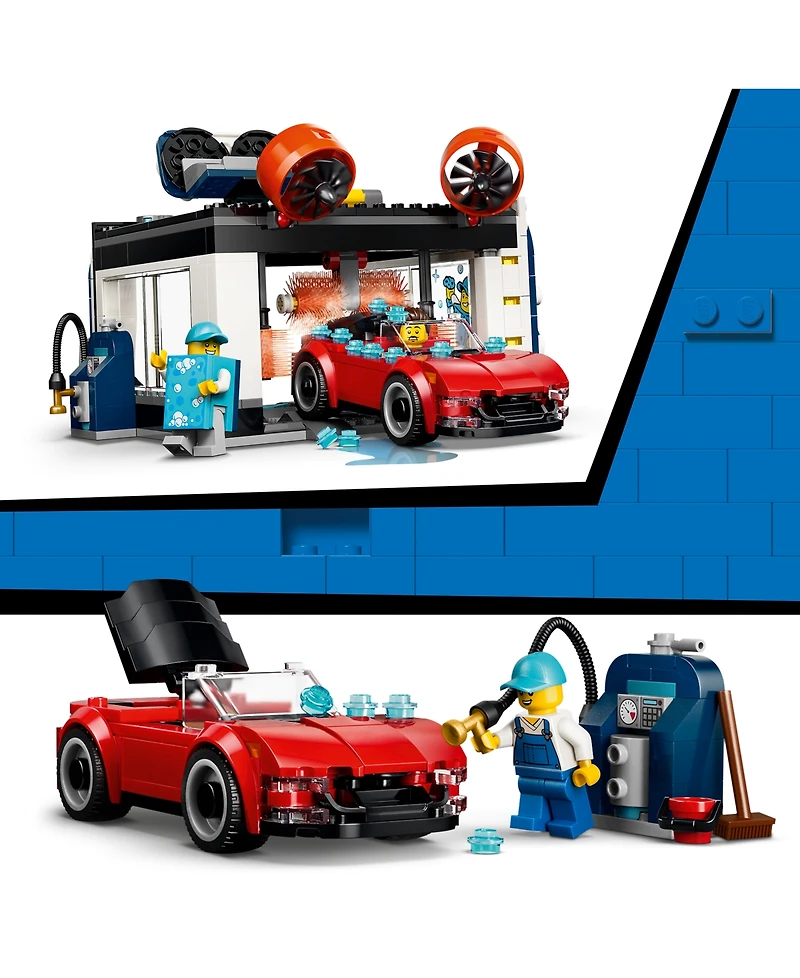 Lego City Drive-Through Car Wash 60497 583-Piece Building Set, Ages 6+