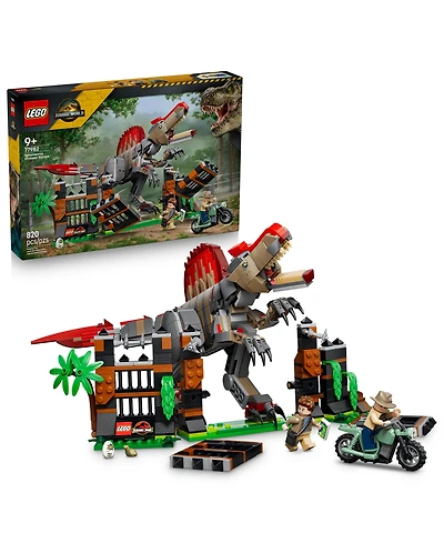 Lego Jurassic World Spinosaurus Dinosaur Escape 77982 820-Piece Building Set, Ages 9+