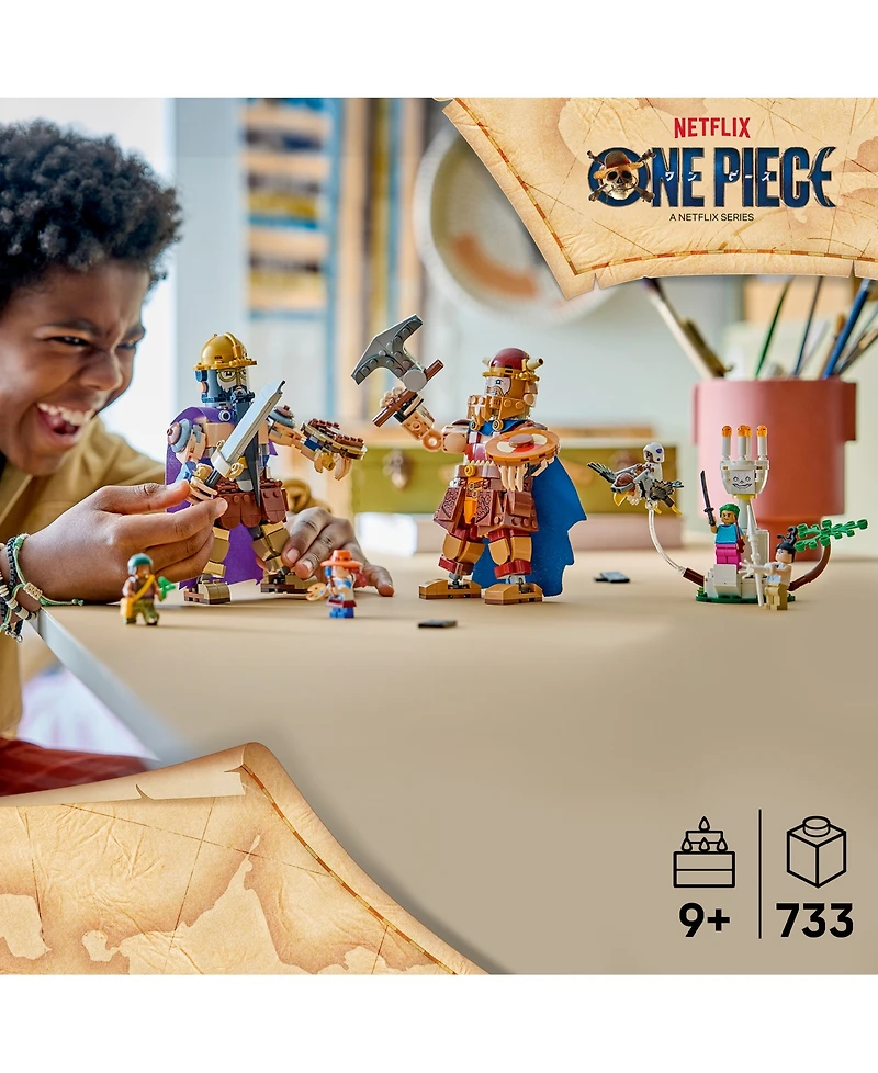 Lego One Piece Dorry vs. Brogy – Giants of Little Garden 75644, 733-Piece Building Set, Ages 9+