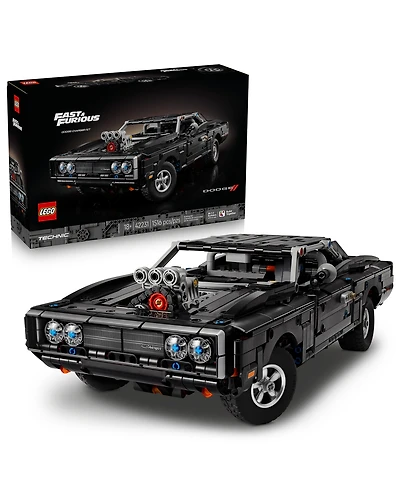Lego Fast and Furious Dodge Charger R/T Car 42231, 1516-Piece Building Set, Ages 18+