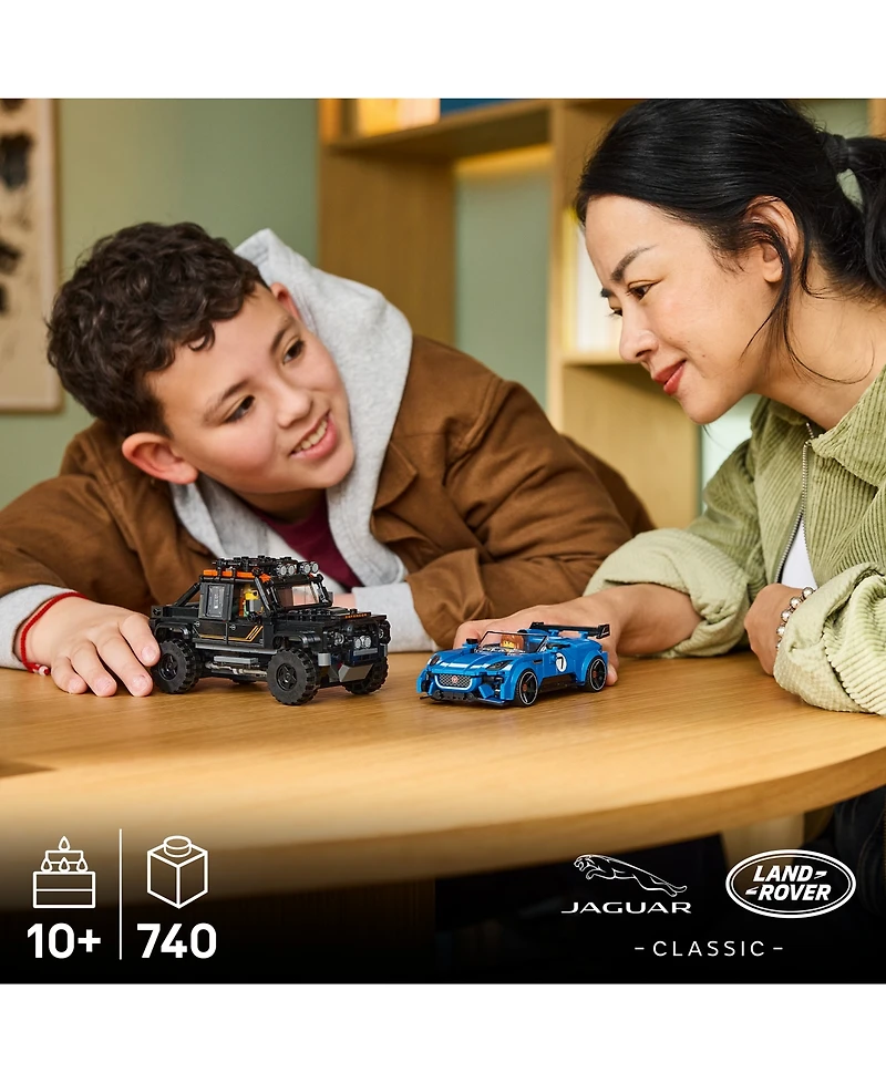 Lego Jaguar Project 7 Land Rover Defender 77264 740-Piece Building Set, Ages 10+