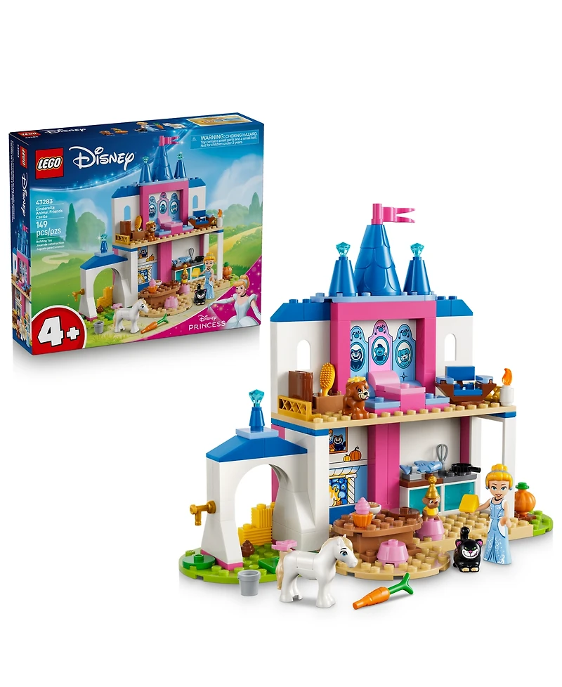 Lego Disney Princess Cinderella Animal Friends Castle 43283 149-Piece Building Set, Ages 4+