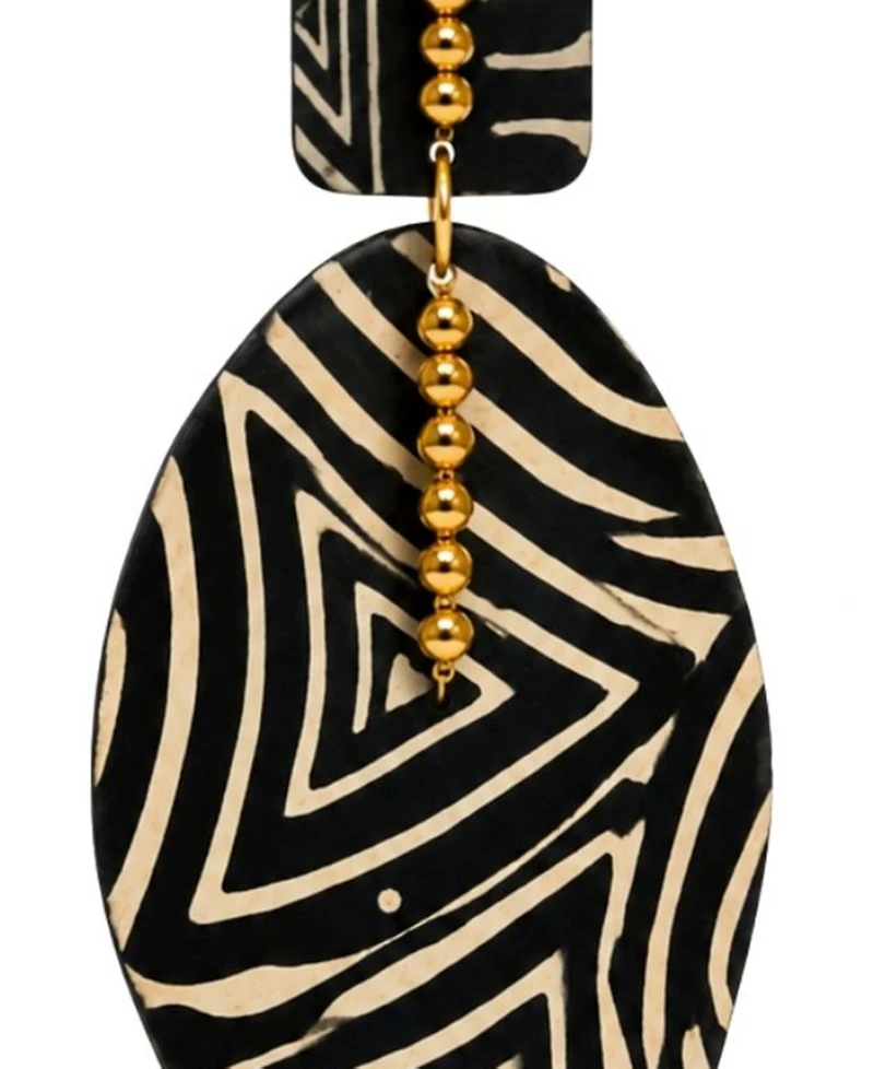 Swanky Designs Adana Statement Earrings