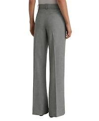 Reiss Women's Pintuck-Detail Flared Trousers