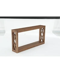 Tribesigns Farmhouse Solid Wood Console Table, Narrow Entryway Table