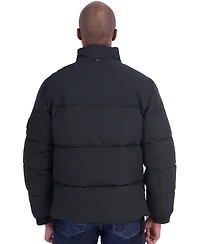 Tommy Hilfiger Men's Unhood Mix Media Puffer Jacket
