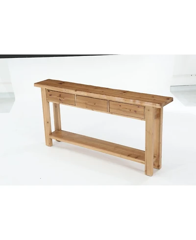 Tribesigns Extra Long Console Table with Storage, Narrow Wooden Sofa Table