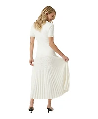 Modenaire Women's Embellished Knit Midi Dress