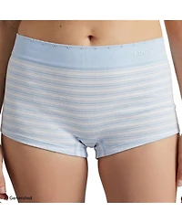 Lands' End Women's Mid Rise Boyshort Soft Fit Seamless 3 Pack Panties