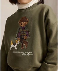 Polo Ralph Lauren Girls' 2T-6X Bear Long-Sleeve Sweatshirt