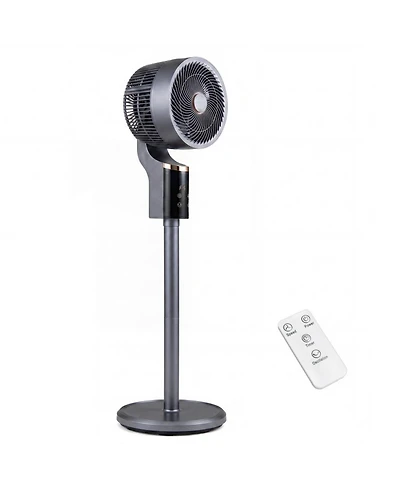 Sugift 40W Adjustable Oscillating Pedestal Fan 900 Cfm 8-Speed with Remote and 12-Hour Timer
