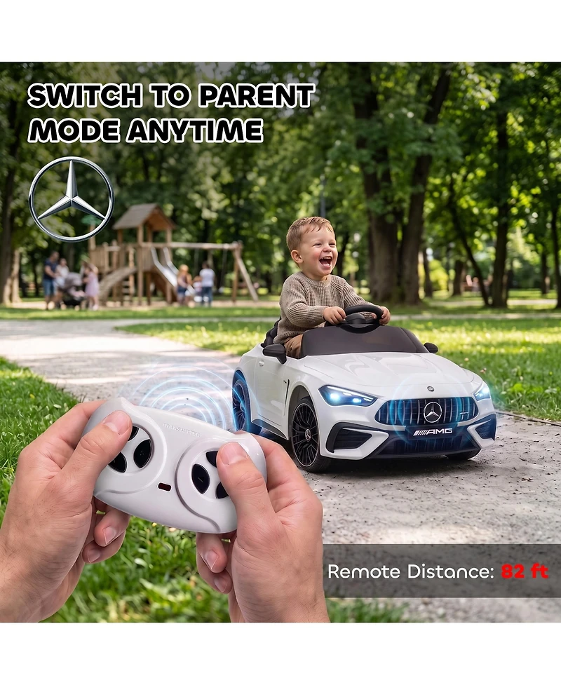 Qaba Licensed Mercedes Amg Cle 53 Electric Car for Kids with Remote,