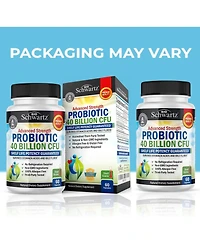 BioSchwartz Daily Probiotic Supplement with 40 Billion Cfu, Astragalus and Lactobacillus, 60 Capsules