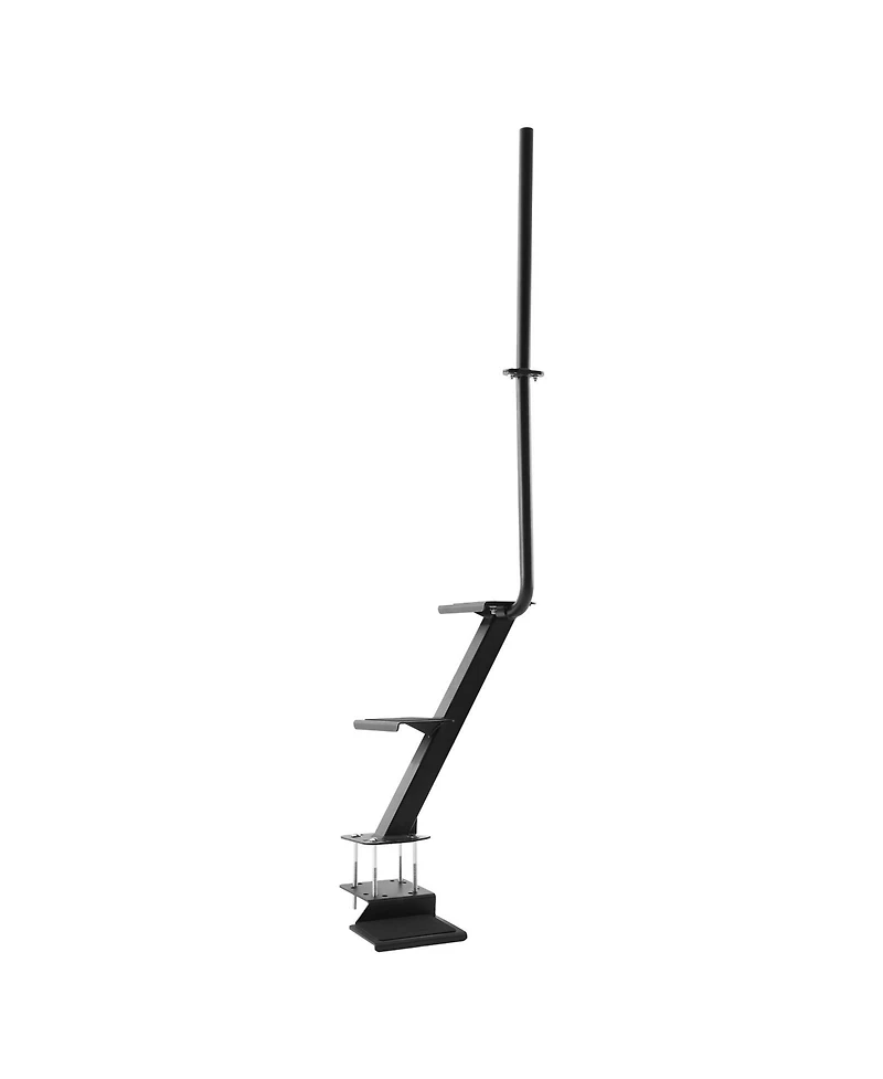 Sugift 3-Step Heavy-Duty Boat Trailer Steps With Handle Non-Slip For 3in x 3in 3in x 5in 4in x 4in Frame