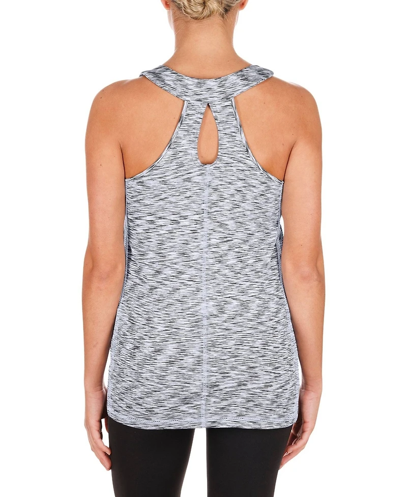 New Era Women's Chicago White Sox Space-Dye Keyhole Back Tank Top