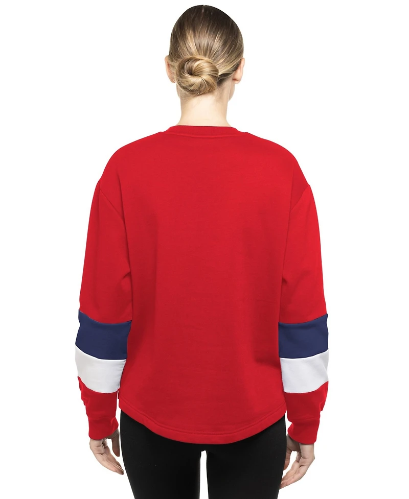 New Era Women's St. Louis Cardinals Game Day Color Block Graphic Sweatshirt