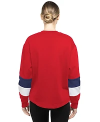New Era Women's St. Louis Cardinals Game Day Color Block Graphic Sweatshirt