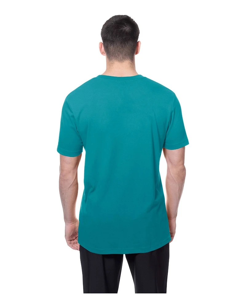 New Era Men's Aqua Miami Dolphins Combine Authentic Training Throwback T-Shirt